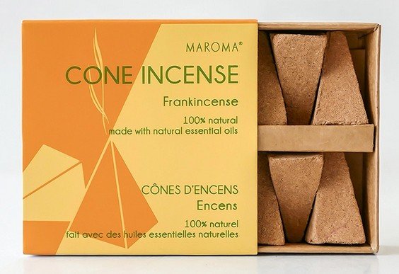 Maroma EDA Incense Cone Frankincense 10 Cone