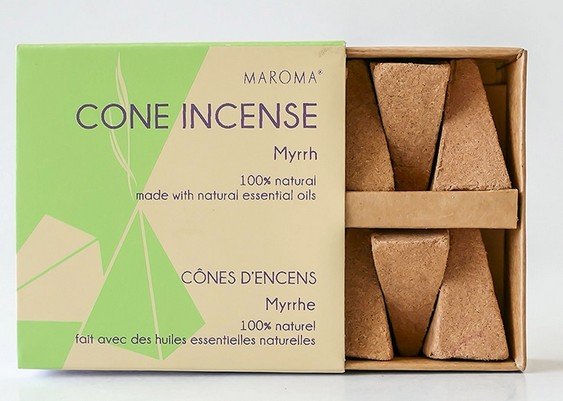 Maroma EDA Incense Cone Myrrh 10 Cone