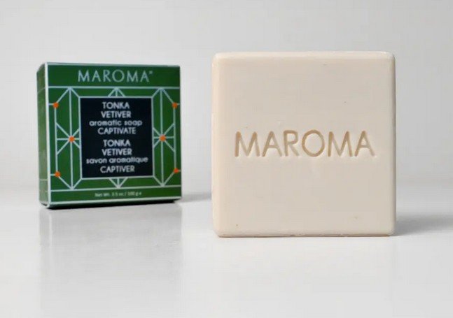 Maroma Men Tonka Vetiver Soap 100 g Bar Soap