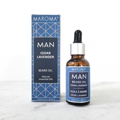 Maroma Men's Beard Oil Cedar Lavender 3 mL Oil