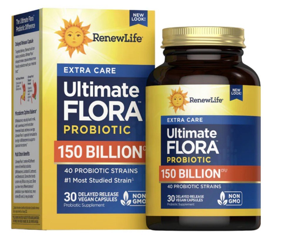 Renew Life Ultimate Flora Ultimate Care Probiotic 150 Billion 30 VegCap