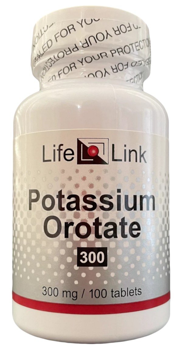 LifeLink Potassium Orotate 300mg 100 Tablet