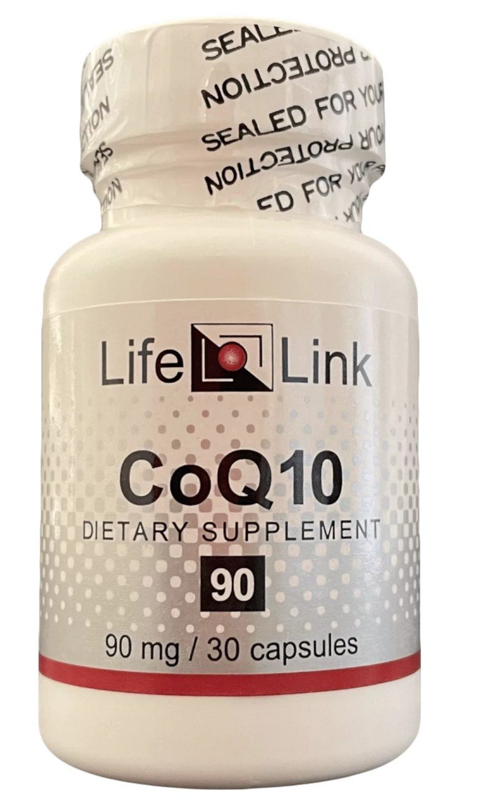 LifeLink CoQ10 90mg 30 Capsule