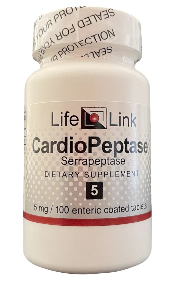 LifeLink CardioPeptase 5mg 100 Tablet