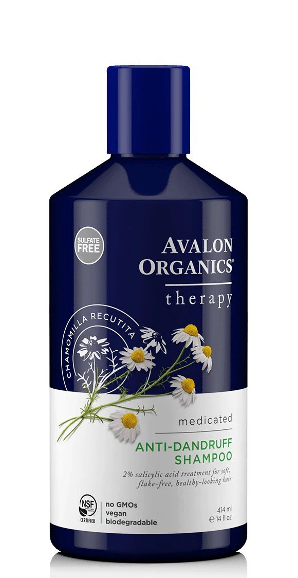 Avalon Organics Anti-Dandruff Medicated Shampoo 14 fl oz Liquid