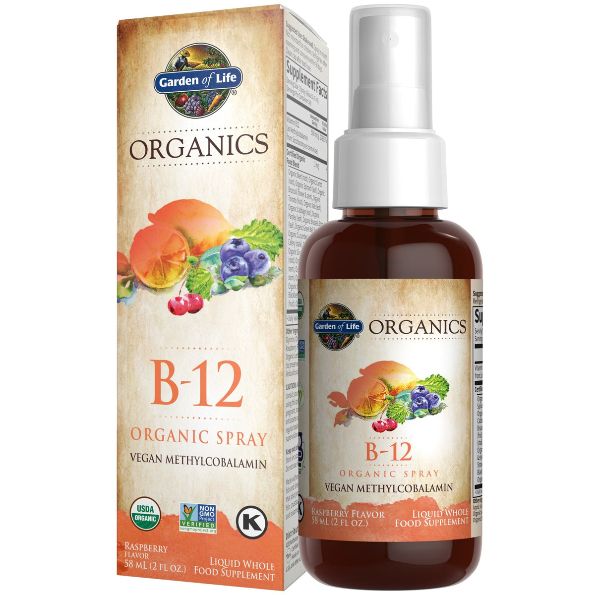 Garden of Life Garden of Life Organics B-12 Spray 2 oz Liquid