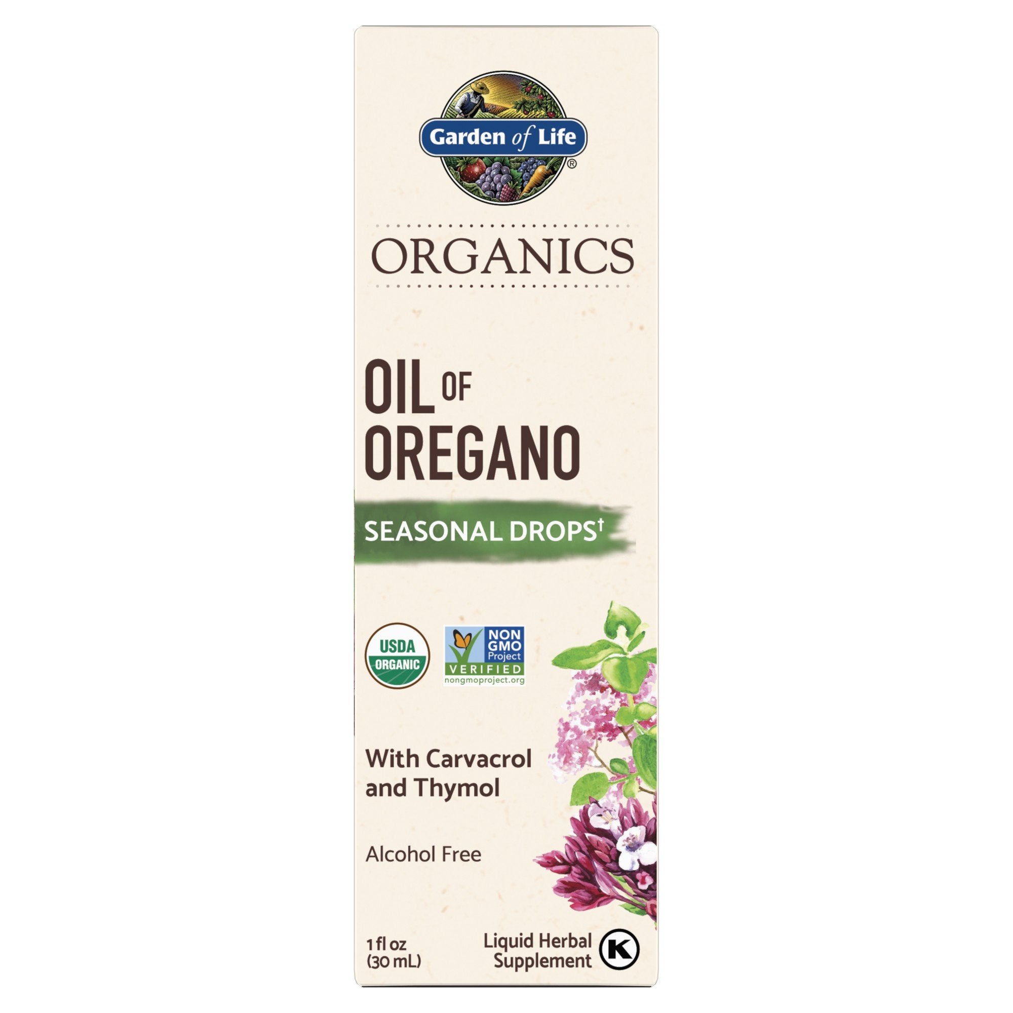 Garden of Life Garden of Life Organics Oil of Oregano Drops 1 oz Liquid