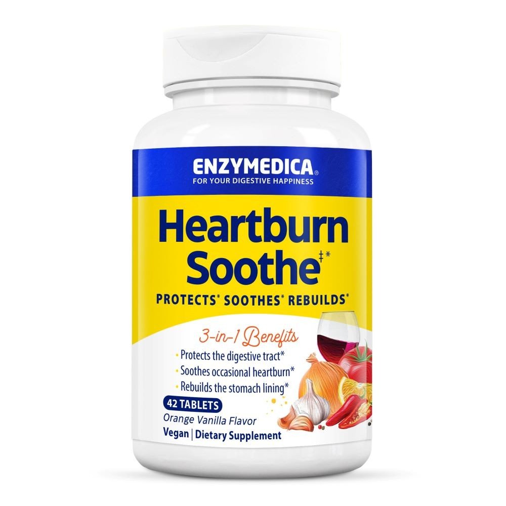 Enzymedica Heartburn Soothe 42 Chewable