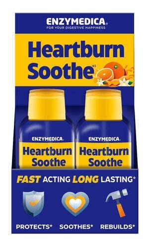 Enzymedica Heartburn Soothe Shots 6 Pack Liquid