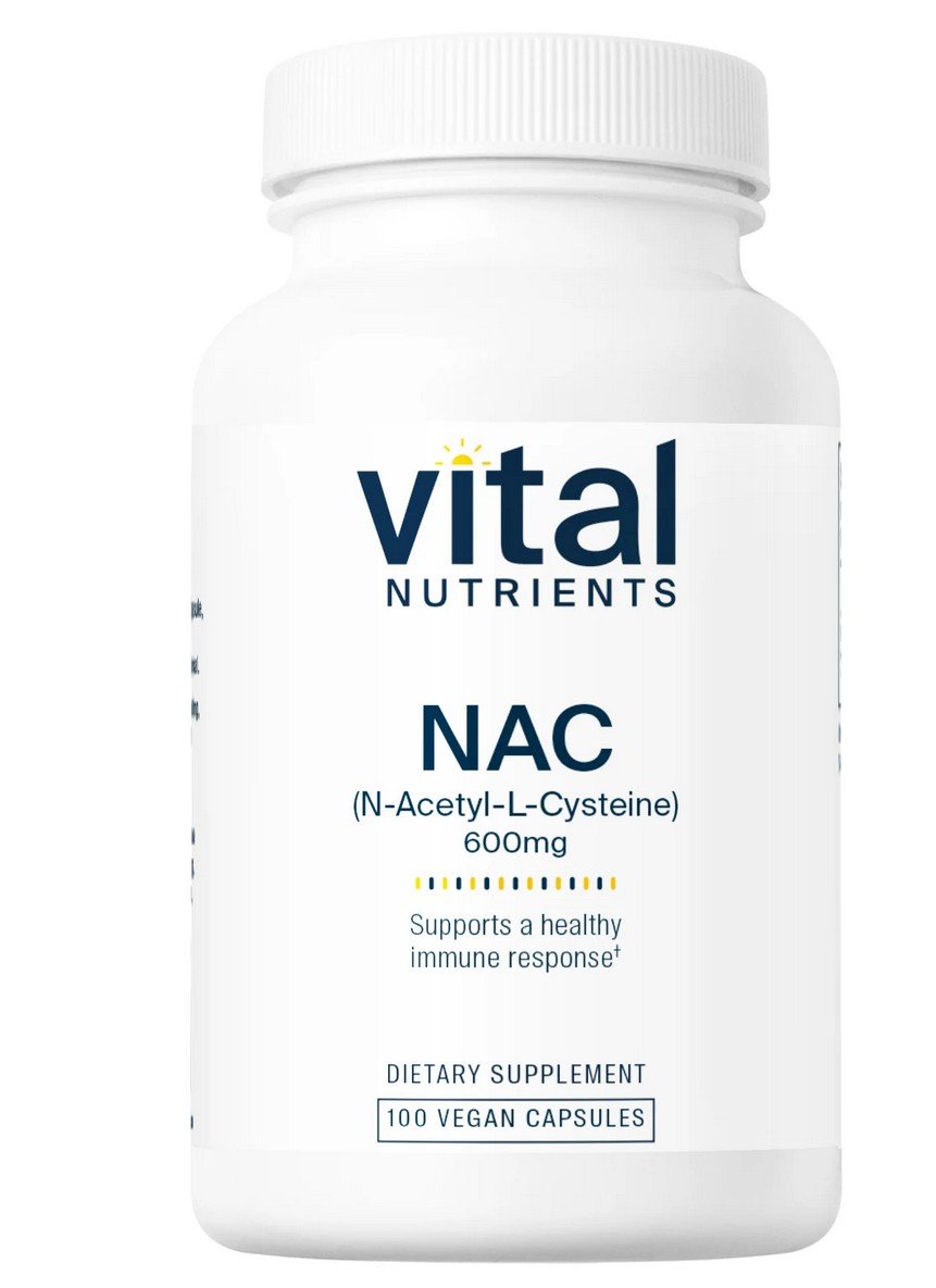 Vital Nutrients N-Acetyl Cysteine 600mg 100 VegCap