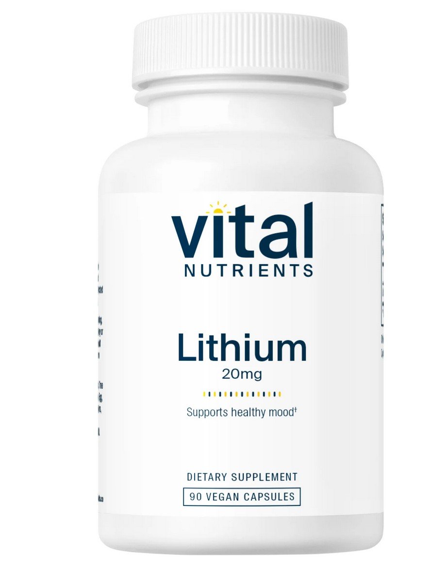 Vital Nutrients Lithium (orotate) 20 mg 90 Capsule