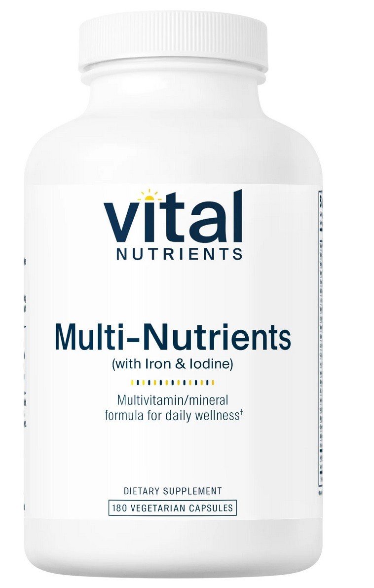 Vital Nutrients Multi Iron and Iodine 180 Capsule