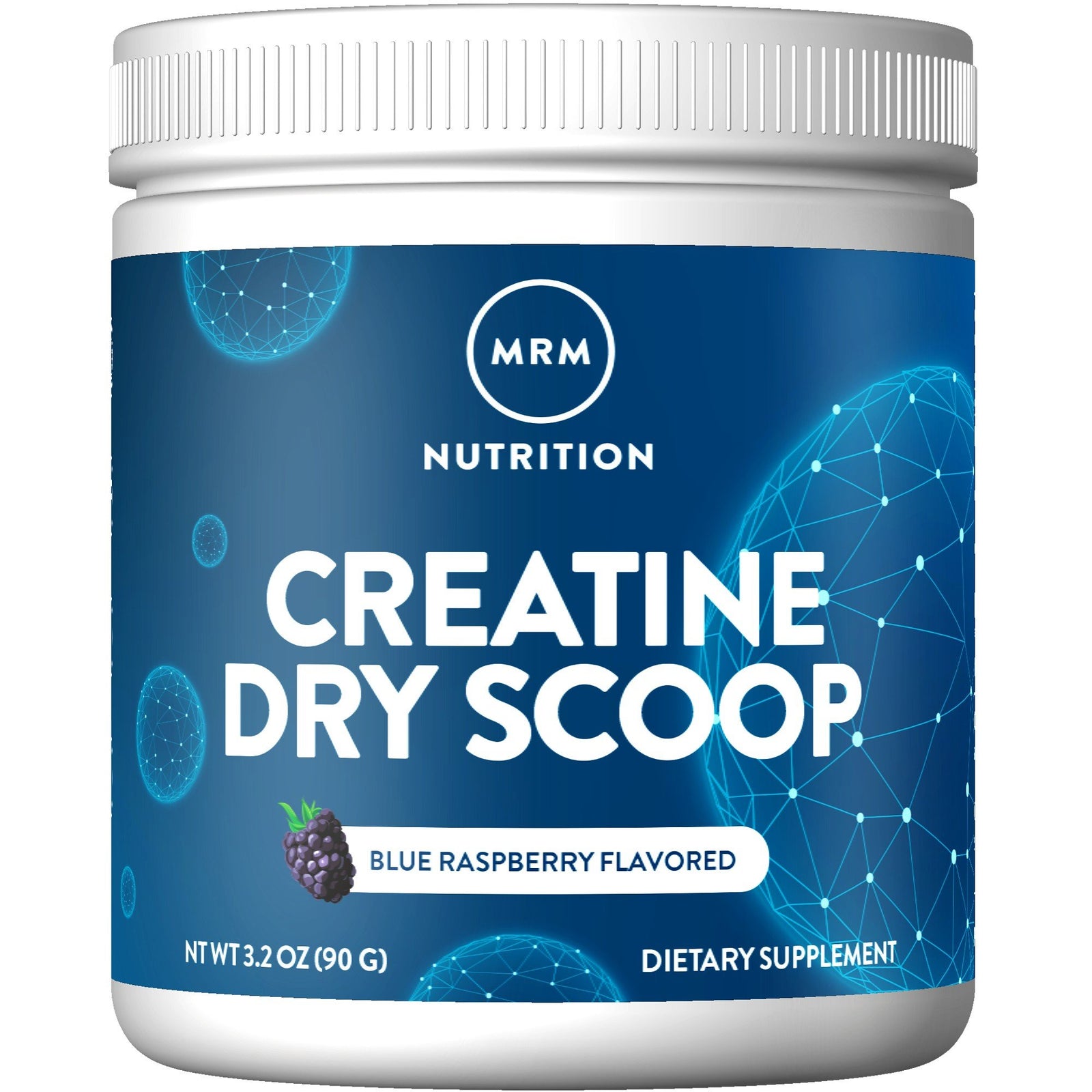 MRM (Metabolic Response Modifiers) Creatine Dry Scoop, Blue Raspberry 90 g Powder