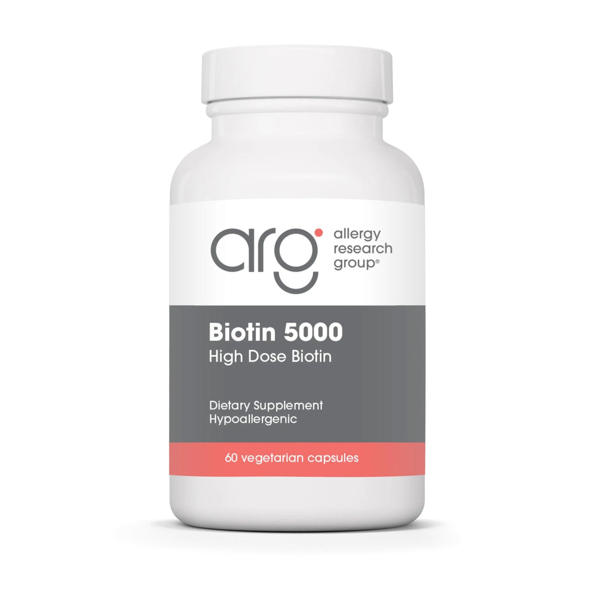 Allergy Research Group Biotin 5000 High Dose Biotin 60 VegCap