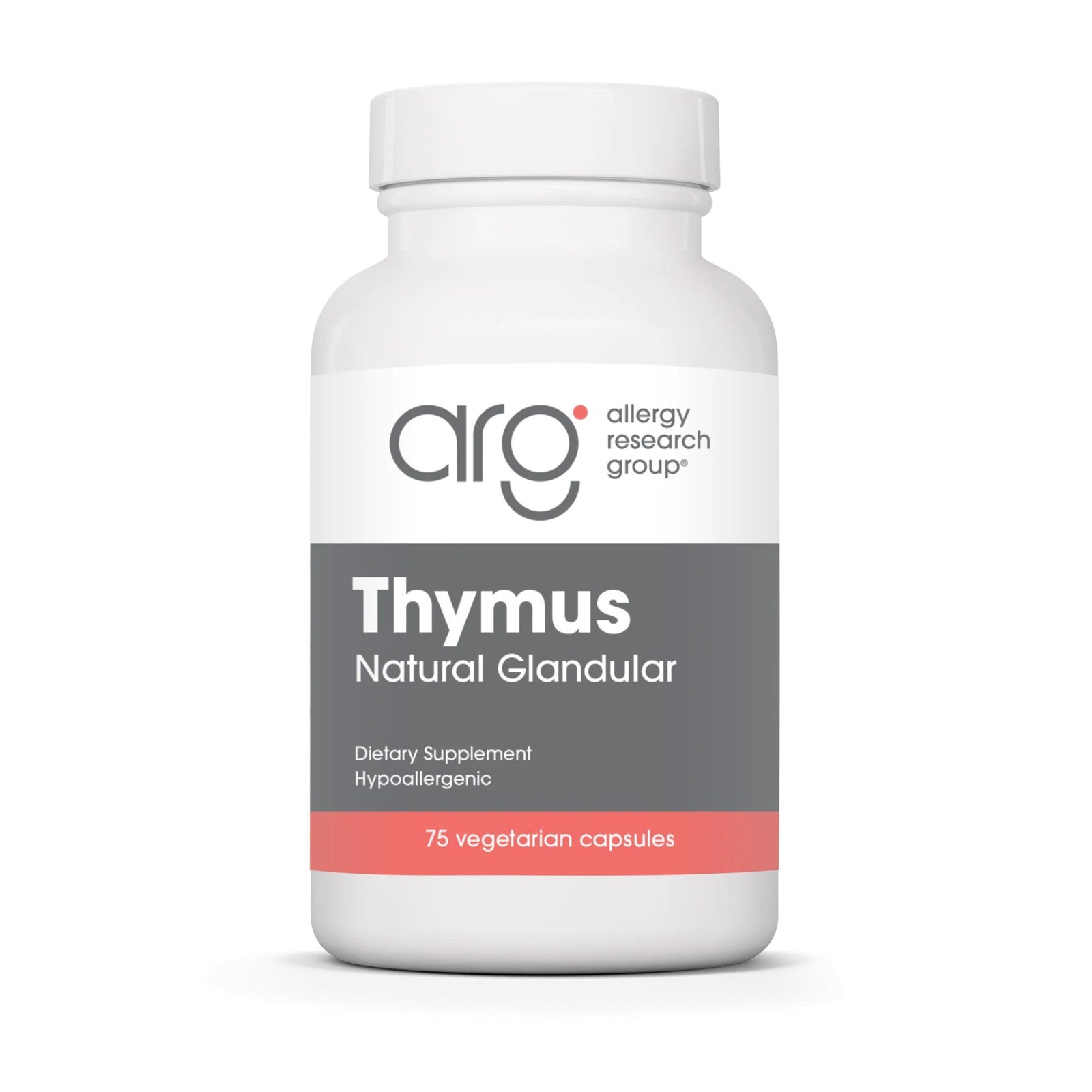 Allergy Research Group Thymus Natural Glandular 75 VegCap