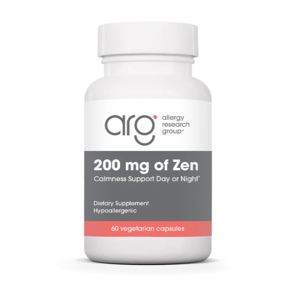 Allergy Research Group 200 mg of Zen Calmness Support Day or Night 60 VegCap