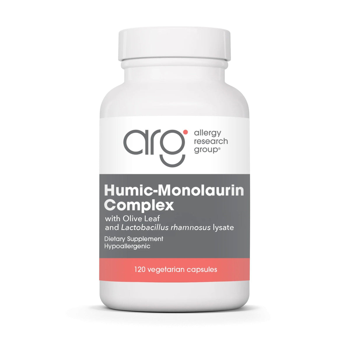 Allergy Research Group Humic-Monolaurin Complex with Olive Leaf and Russian Choice Immune 120 VegCap