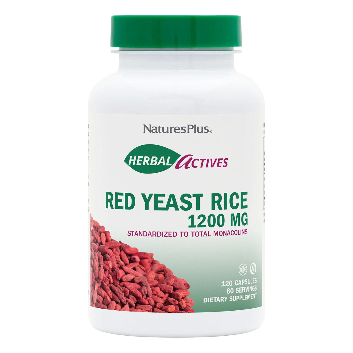 Nature's Plus Herbal Actives Red Yeast Rice 120 Capsule