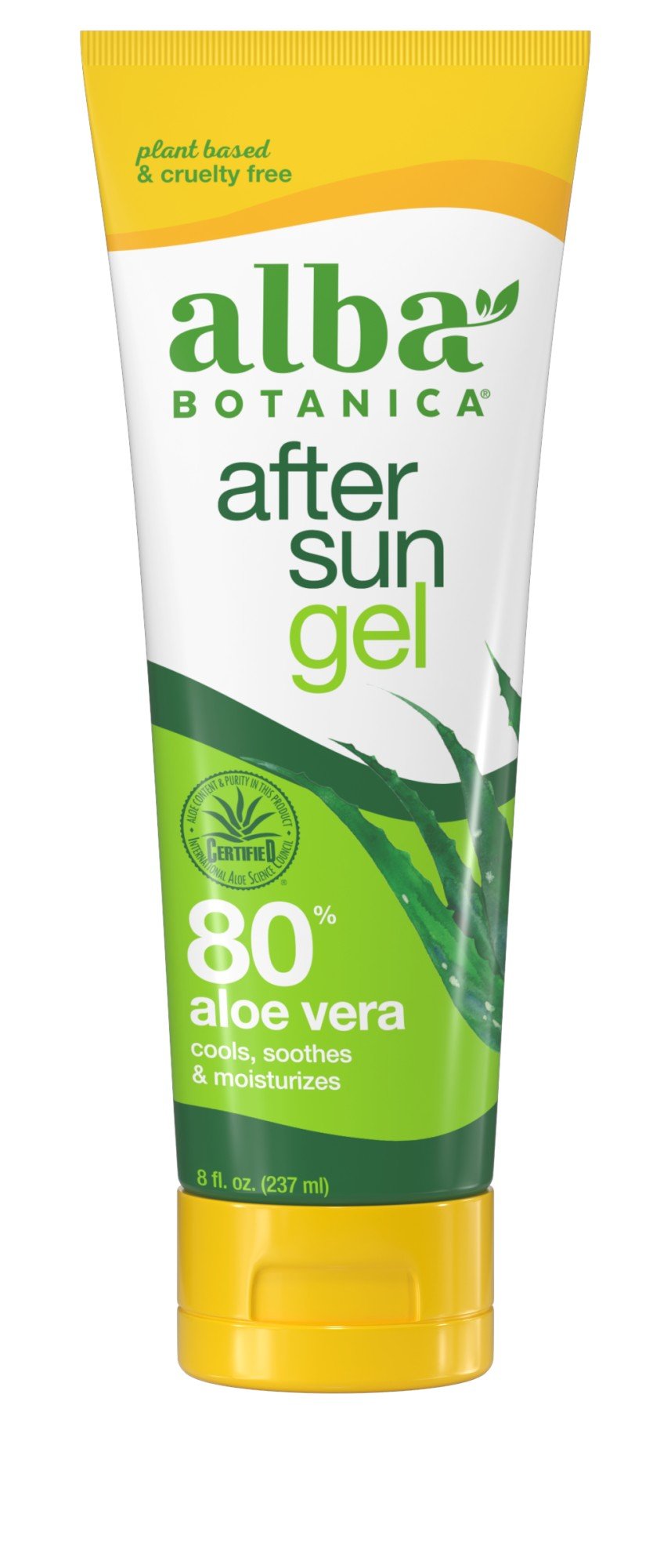 Alba Botanica After Sun Aloe Vera Gel 8 oz Tube