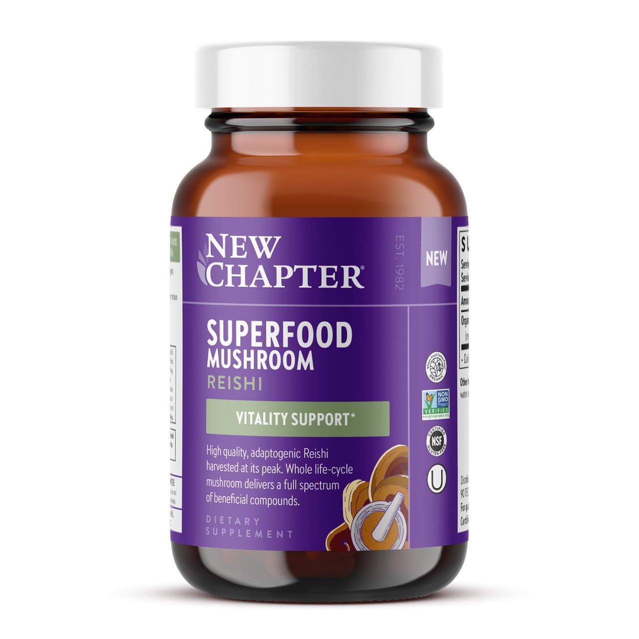 New Chapter Superfood Mushroom Reishi 60 VegCap