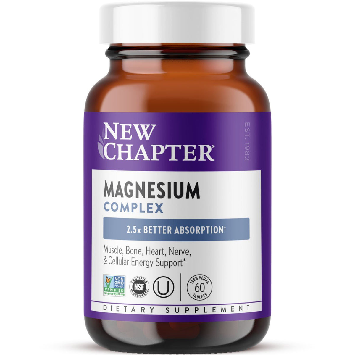 New Chapter Magnesium Complex 60 Vegan Capsule