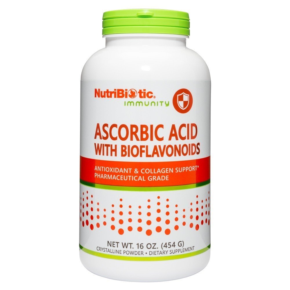 Nutribiotic Ascorbic Acid Powder with Bioflavonoids 16 oz Powder