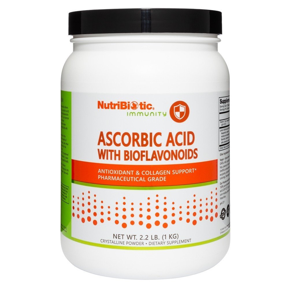 Nutribiotic Ascorbic Acid Powder with Bioflavonoids 2.2 lbs Powder