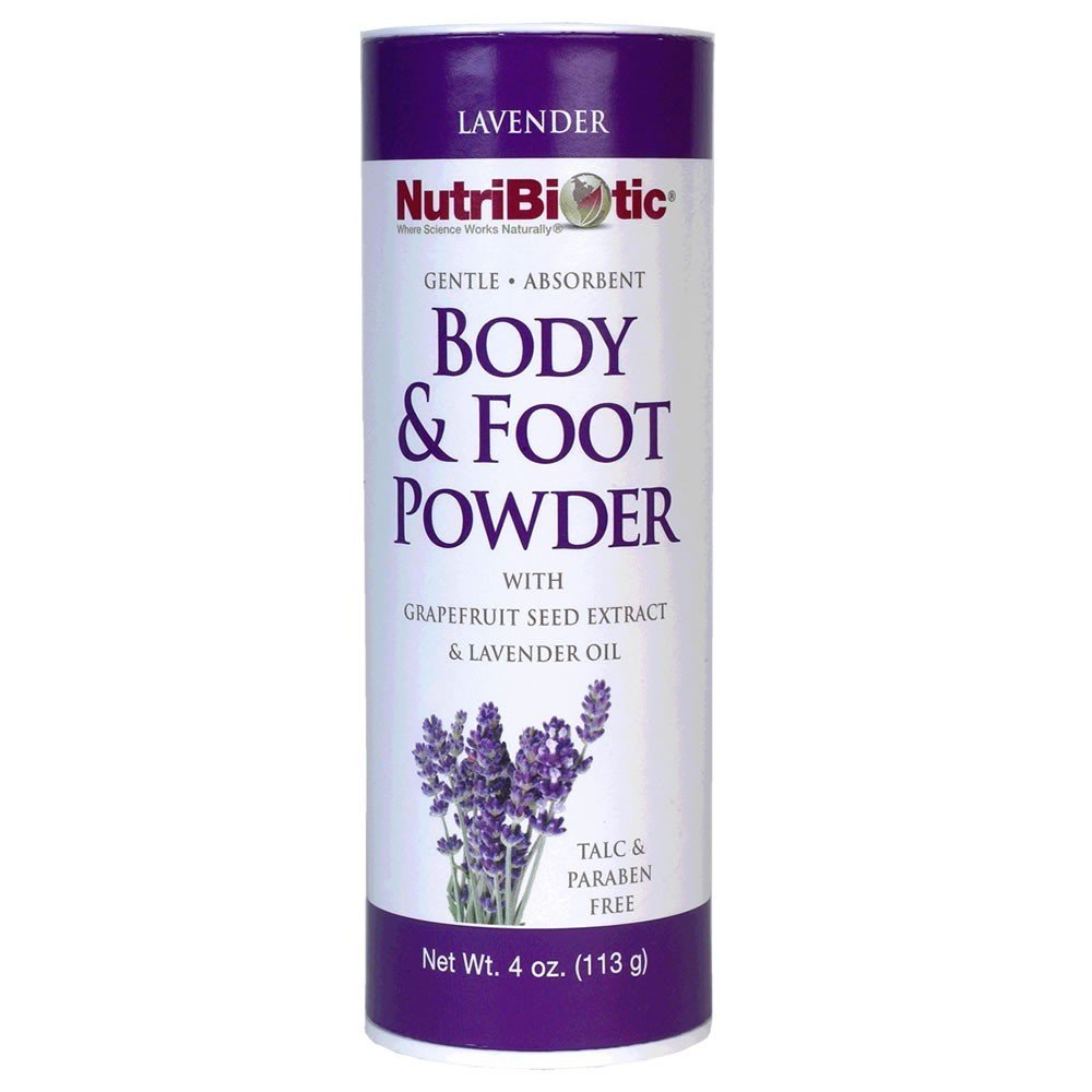 Nutribiotic Body and Foot Powder Lavender 4 oz Powder