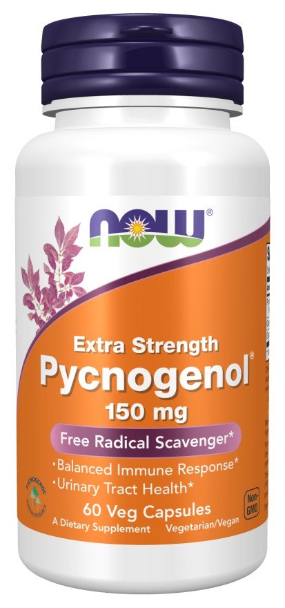 Now Foods Pycnogenol, Extra Strength 150 mg 60 Capsule