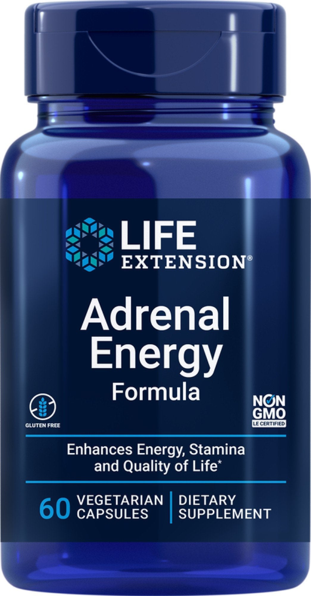 Life Extension Adrenal Energy Formula 60 VegCap