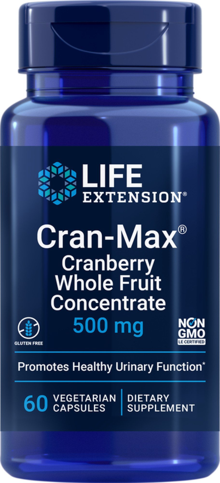 Life Extension Cran-Max 500mg (Replaced upc 737870490067) 60 Capsule