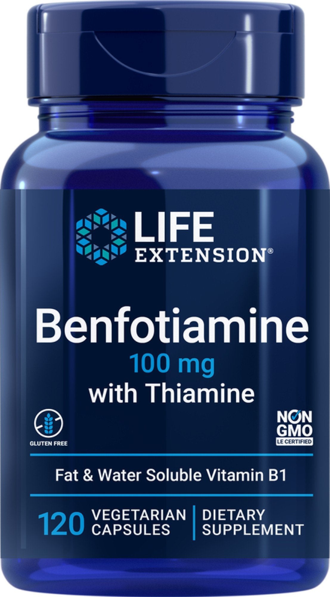 Life Extension Benfotiamine With Thiamine 120 Capsule