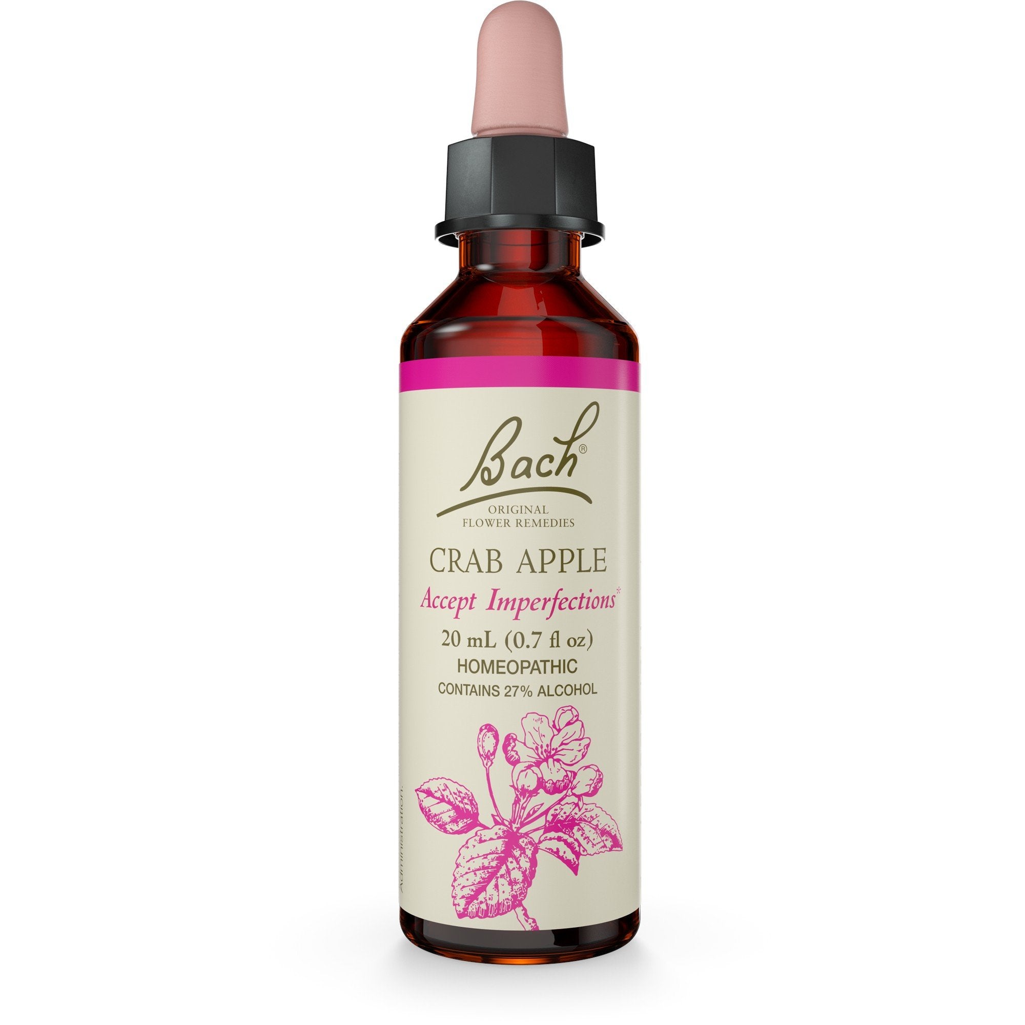 Bach Crab Apple 20 mL(0.7 fl oz) Liquid