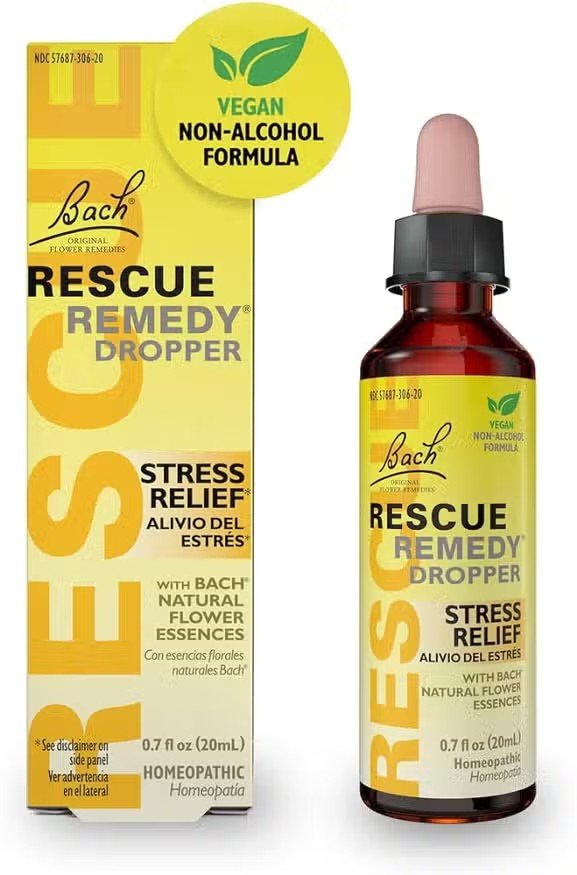 Bach Rescue Remedy Non-Alcohol Dropper 20 mL(0.7 fl oz) Liquid