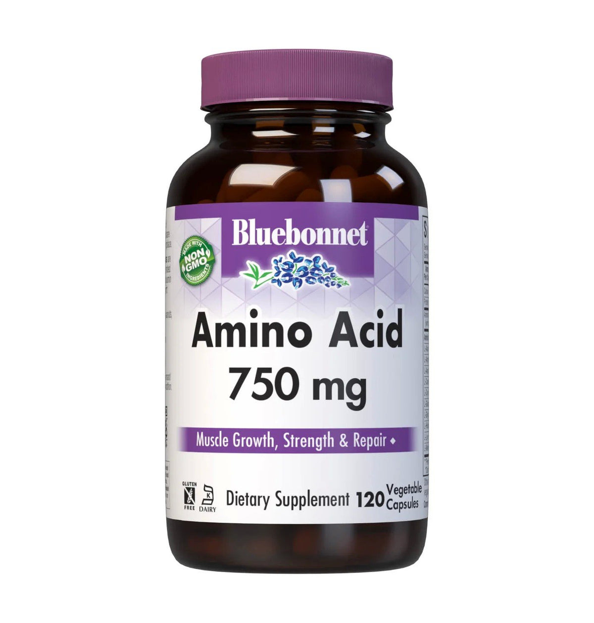 Bluebonnet Amino Acid 750 mg 120 Capsule