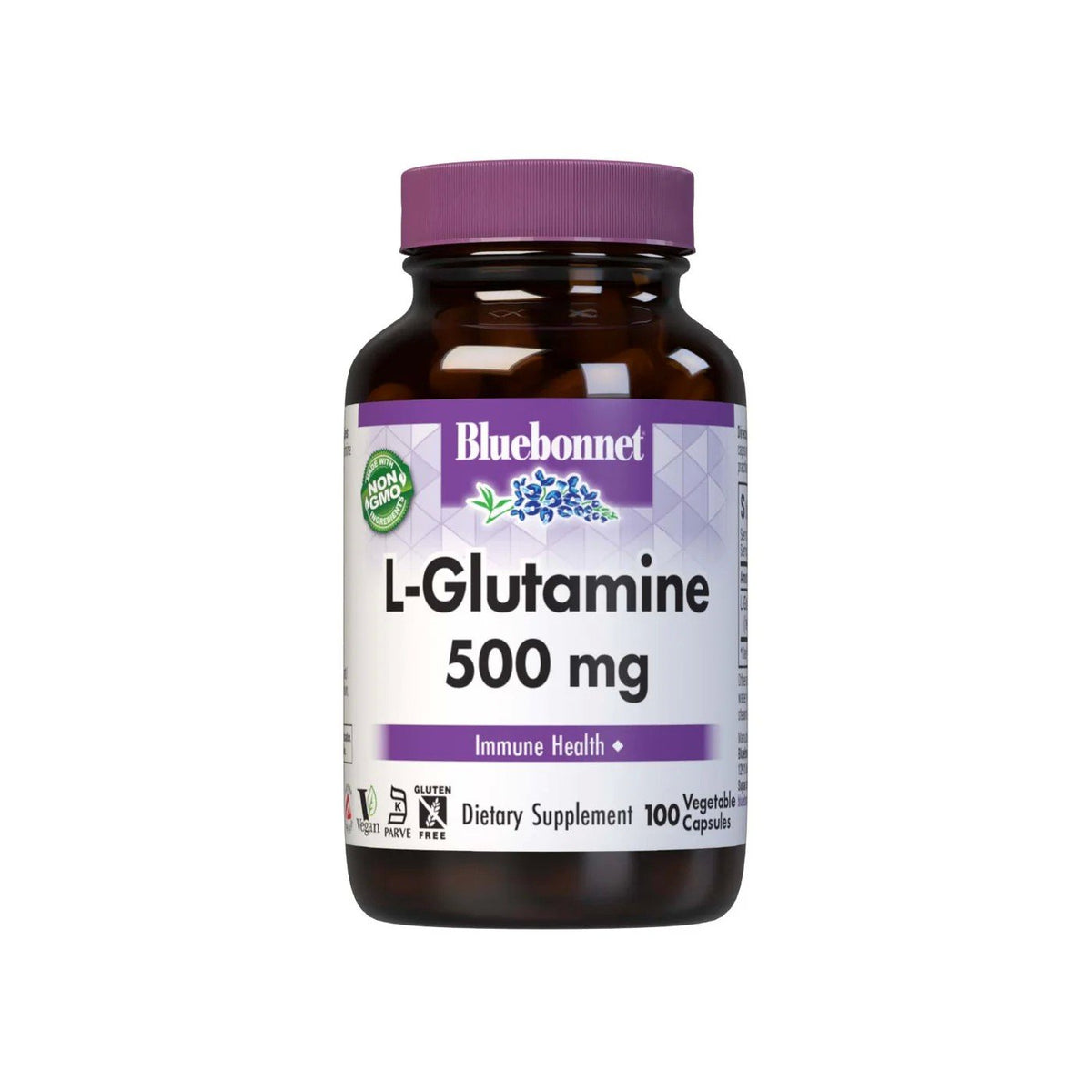 Bluebonnet L-Glutamine 500mg 100 VegCaps