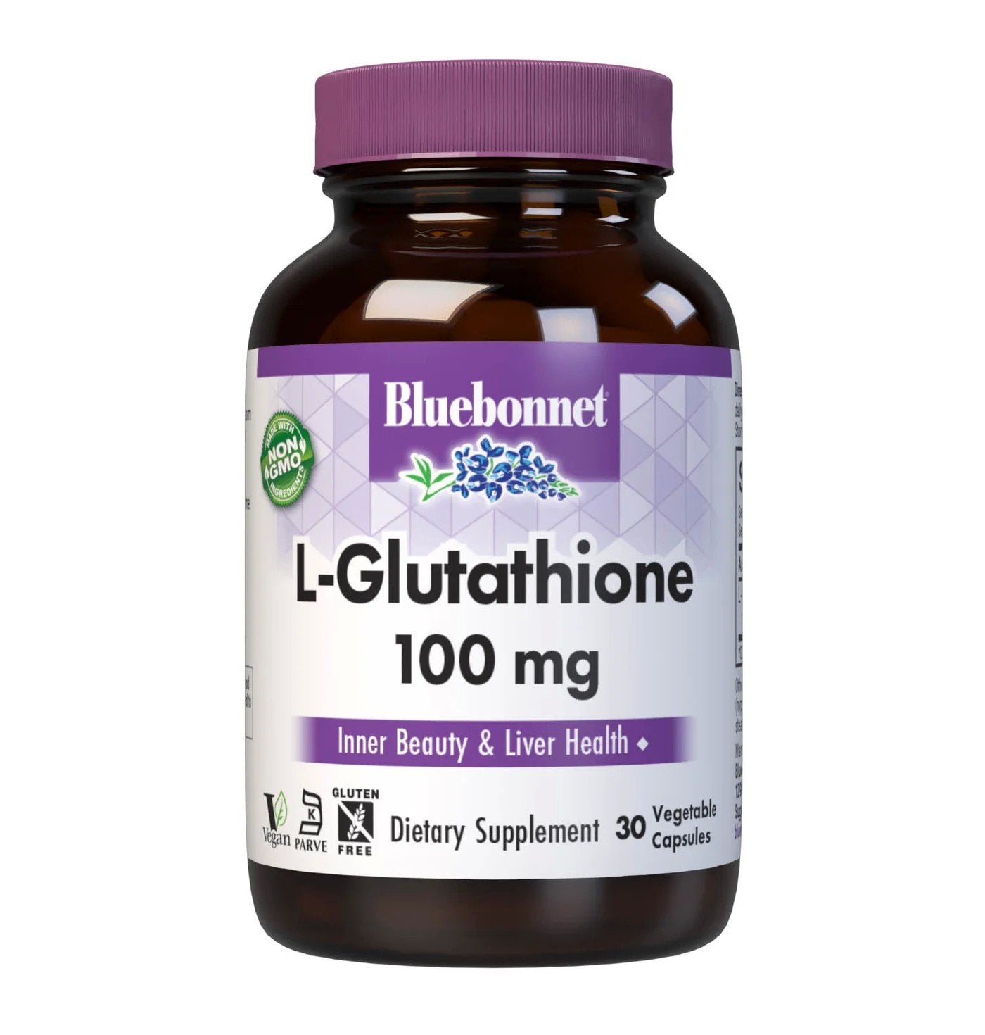 Bluebonnet L-Glutathione 100mg 30 VegCaps