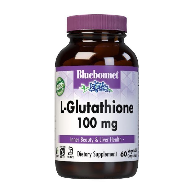 Bluebonnet L-Glutathione 100mg 60 VegCaps