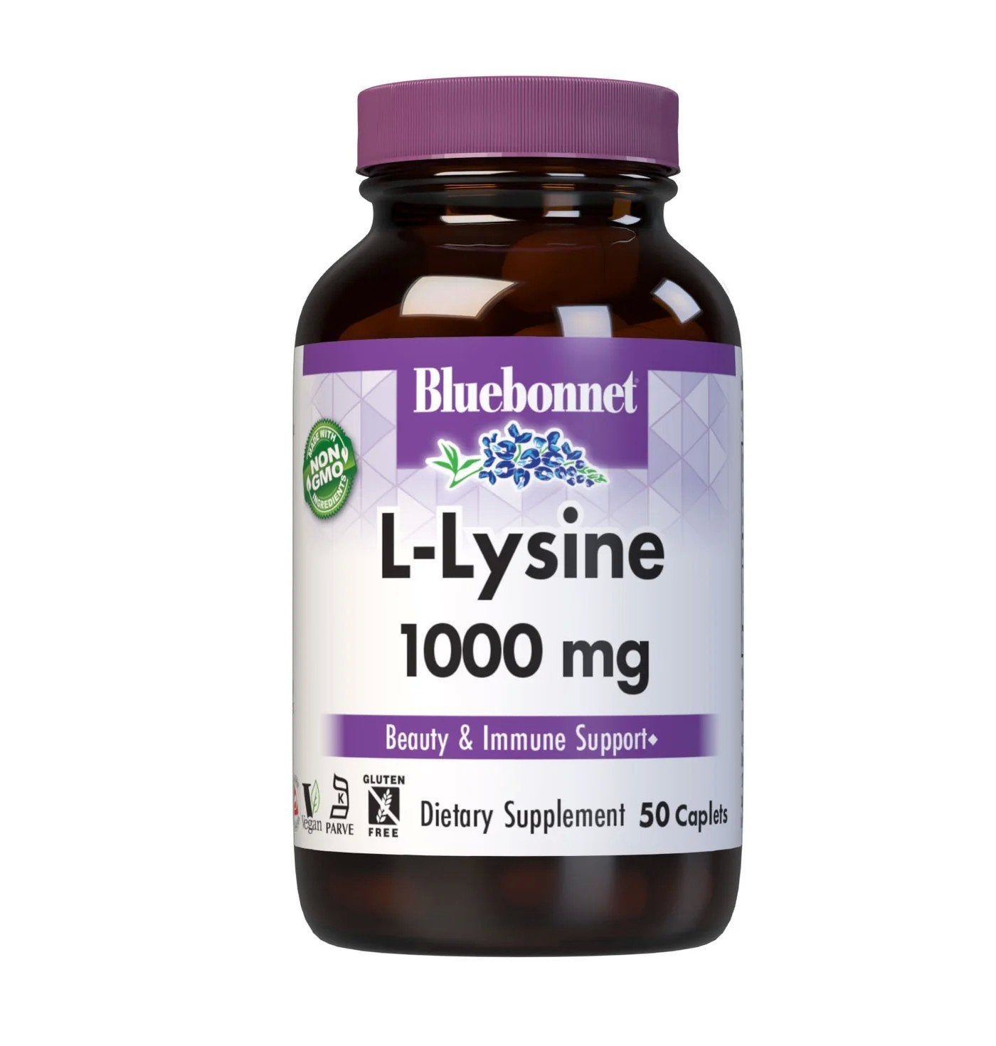 Bluebonnet L-Lysine 1000mg 50 Caplet