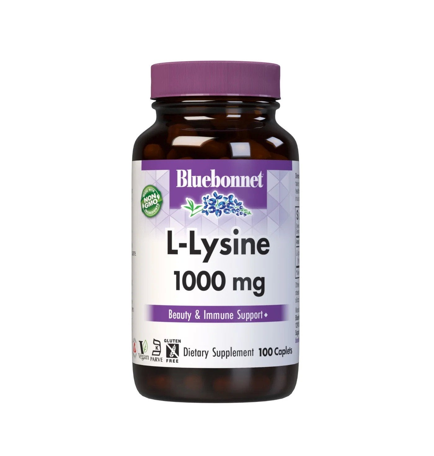 Bluebonnet L-Lysine 1000mg 100 Caplet