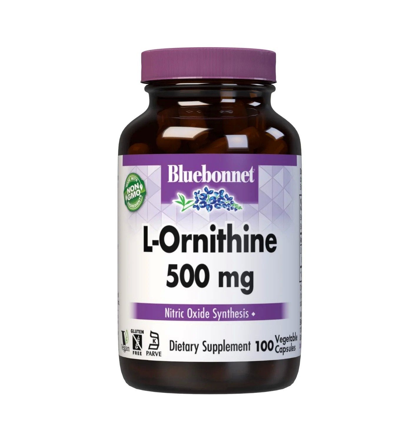 Bluebonnet L-Ornithine 500mg 100 VegCaps