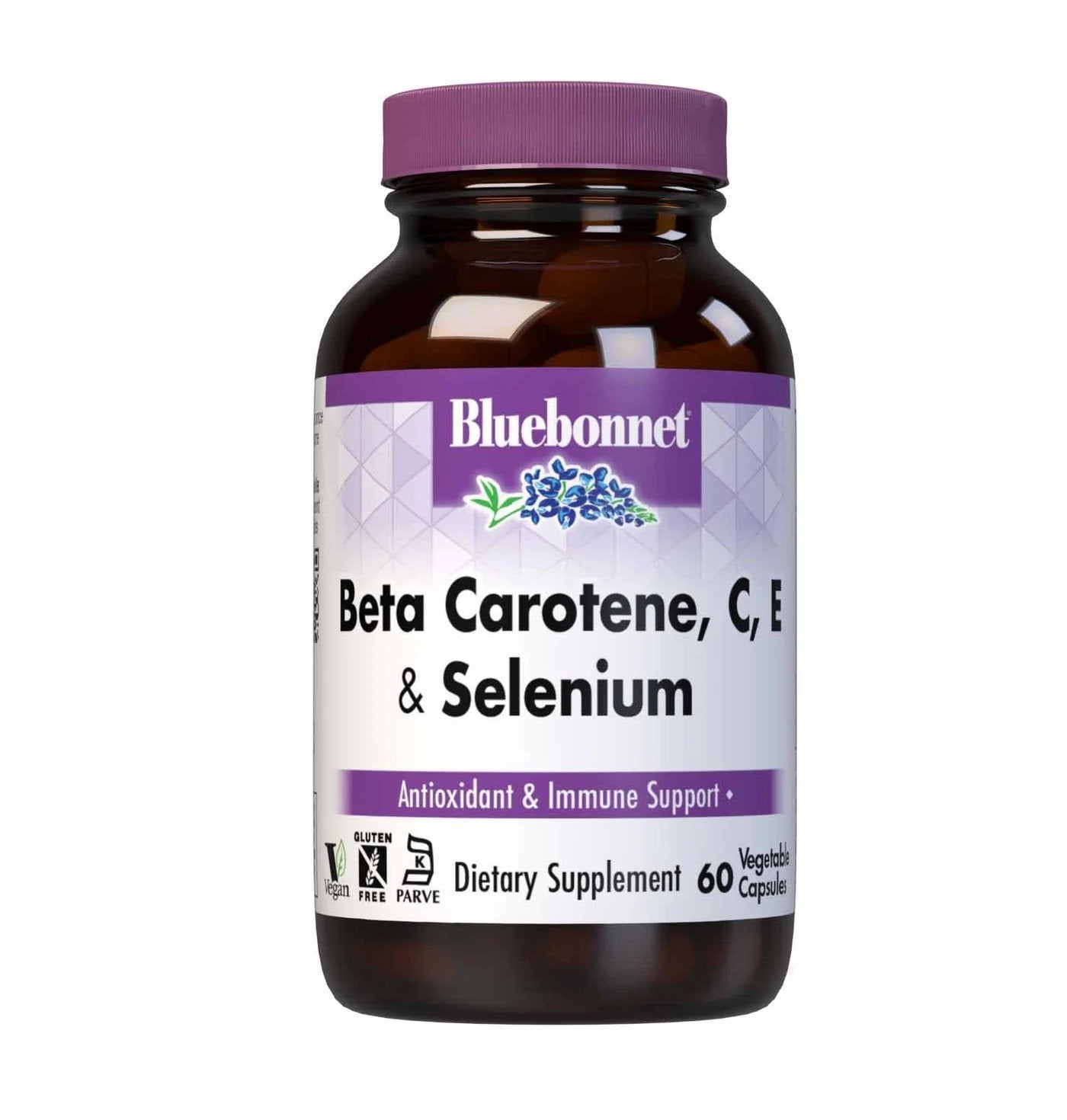 Bluebonnet Beta-Carotene,C,E, Plus Selenium 60 VegCaps