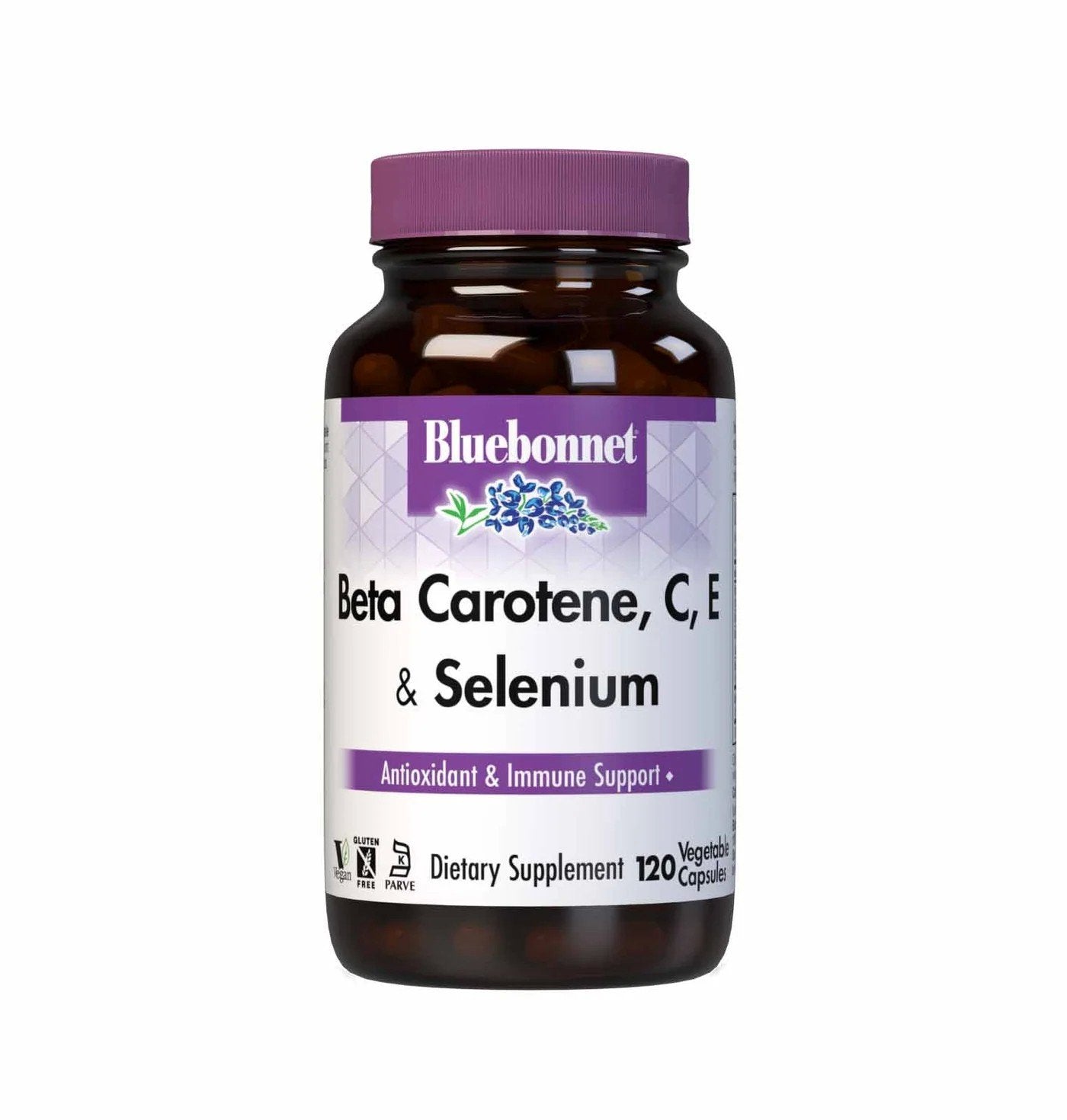 Bluebonnet Beta-Carotene,C,E, Plus Selenium 120 VegCaps