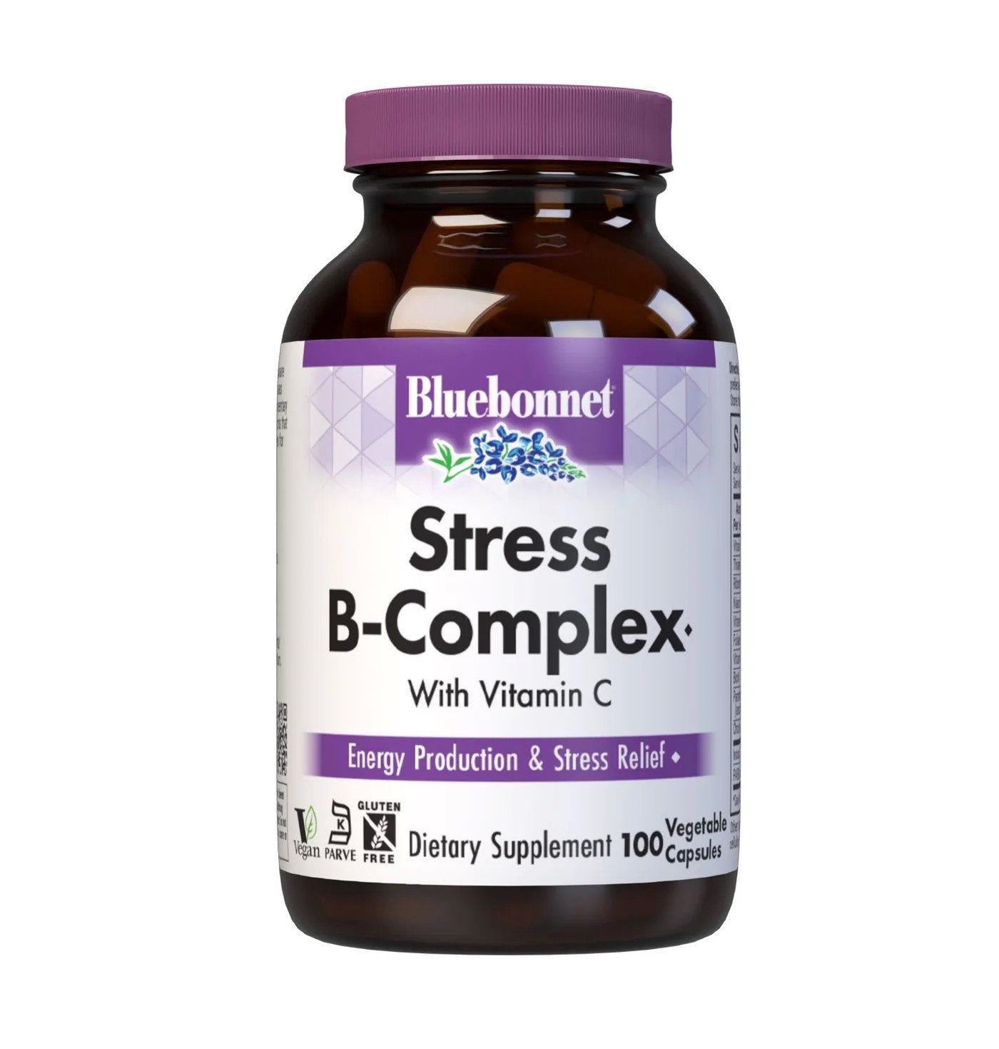 Bluebonnet Stress B-Complex 100 VegCaps