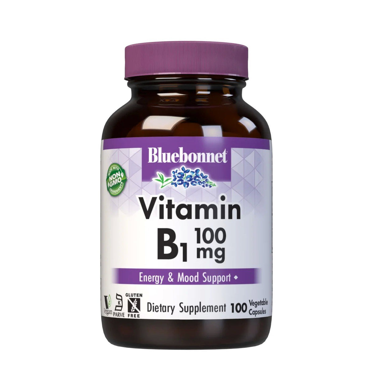 Bluebonnet Vitamin B-1 100mg 100 VegCap