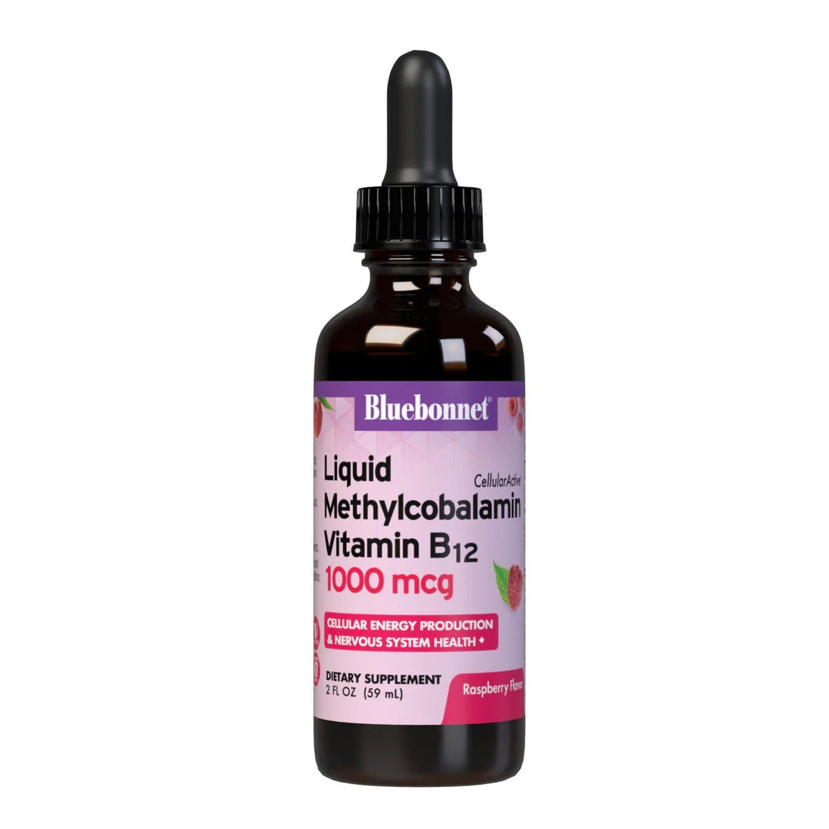 Bluebonnet Liquid Cellular Active Methylcobalamin 1000 mcg 2 fl oz Liquid