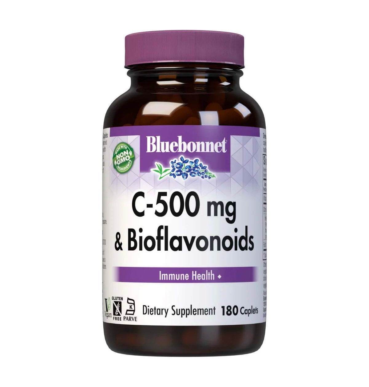 Bluebonnet C-500mg Plus Bioflavonoids 180 Caplet