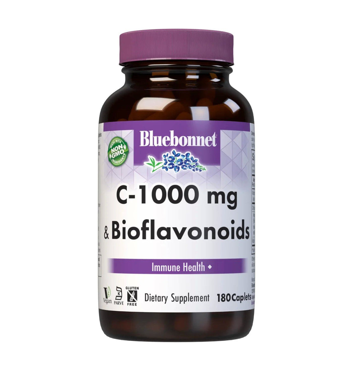 Bluebonnet C-1000mg Plus Bioflavonoids 180 Caplet