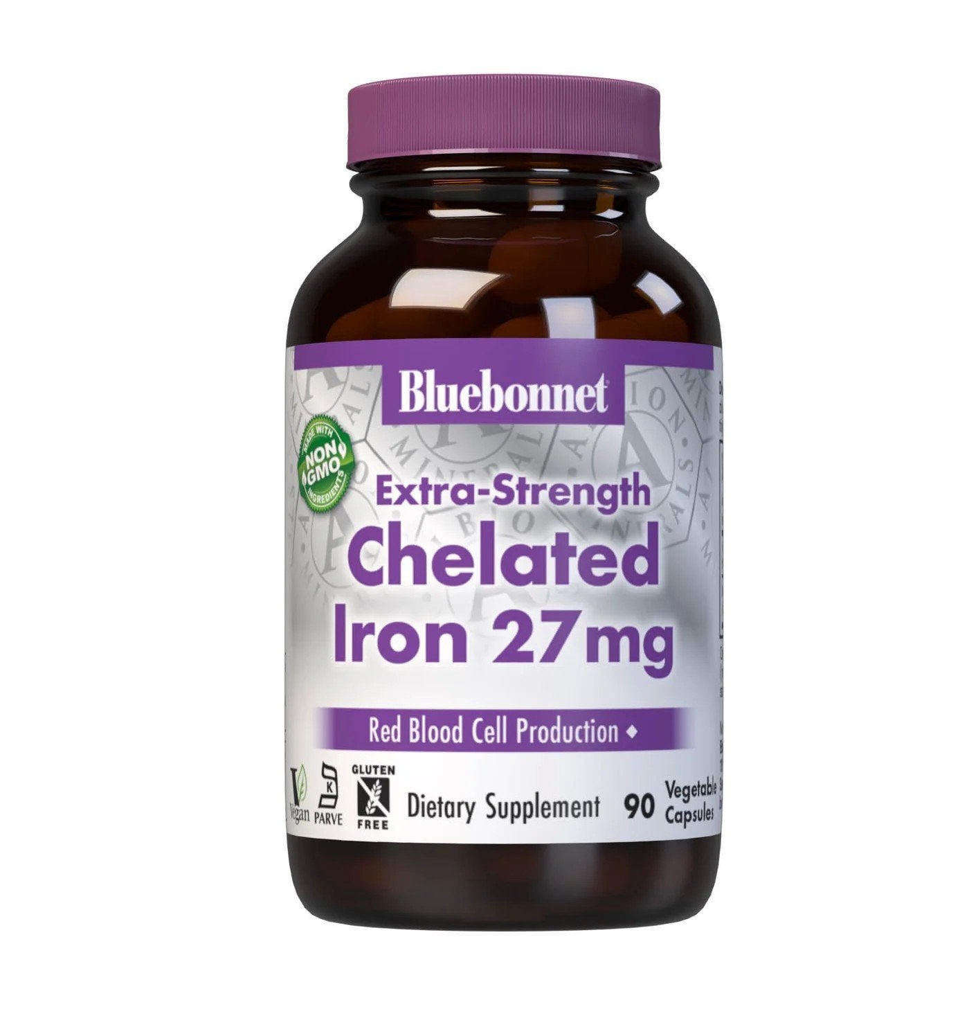 Bluebonnet Albion Chelated Iron 27mg 90 VegCaps