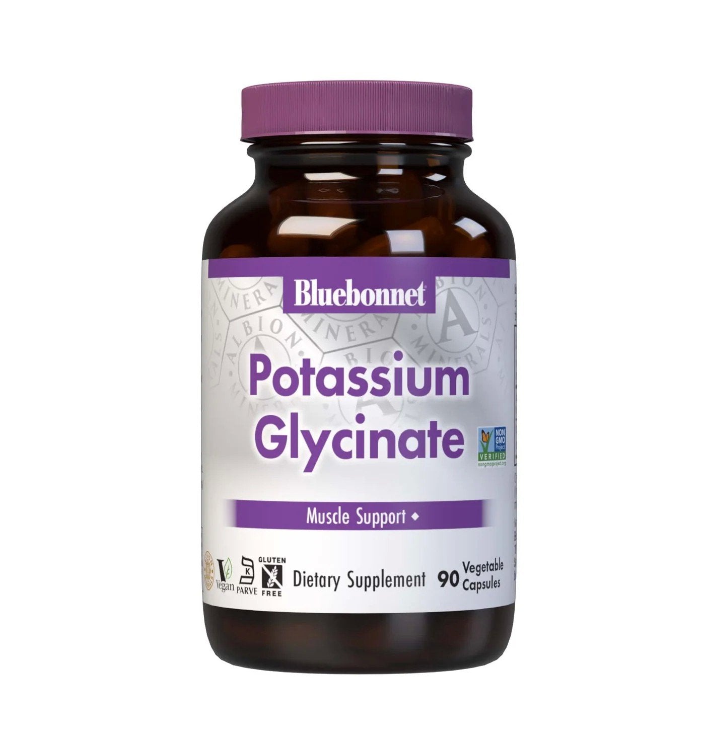 Bluebonnet Albion Potassium Glycinate 90 VegCaps